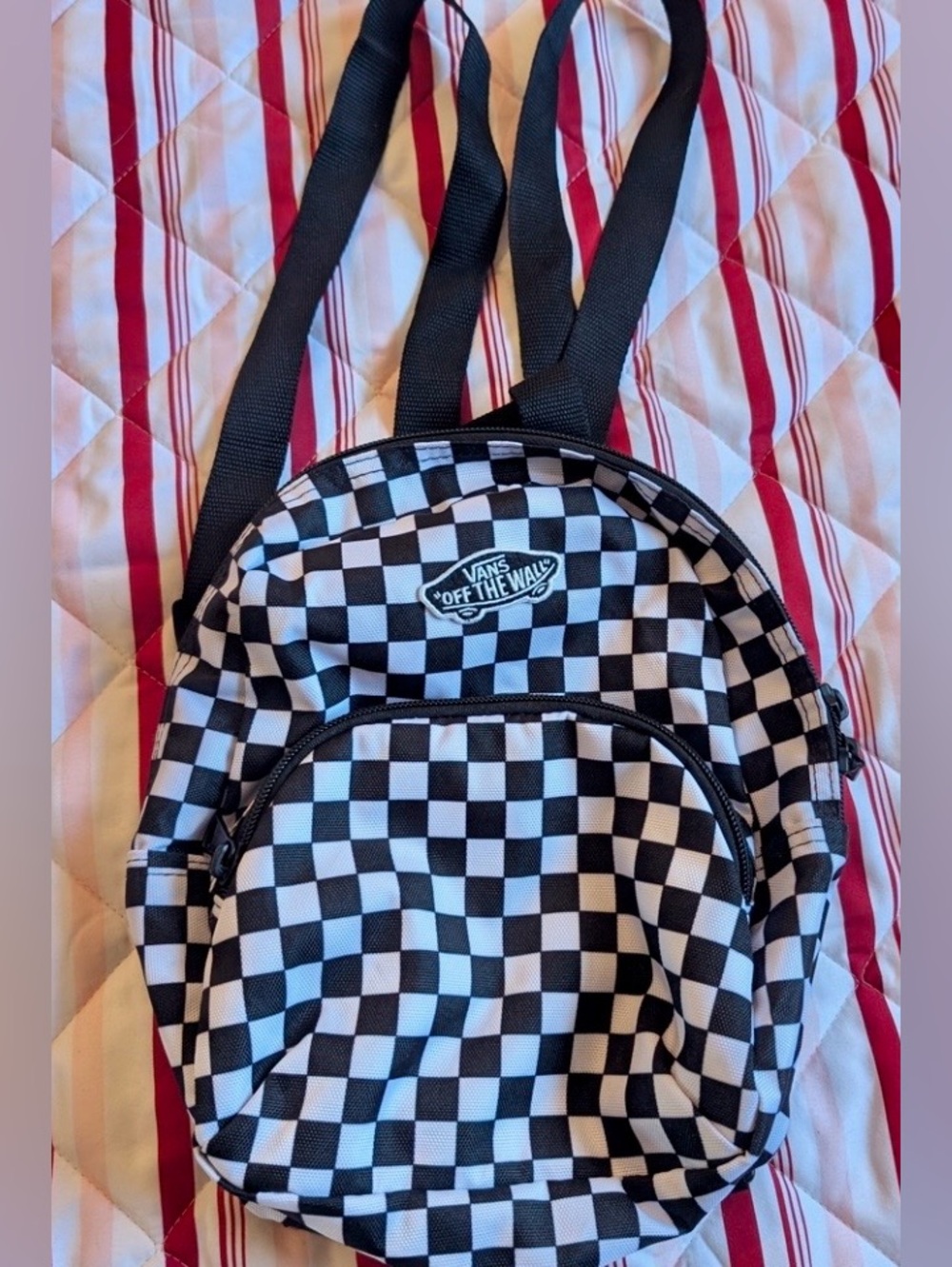 Vans Black and White Checkerboard Backpack